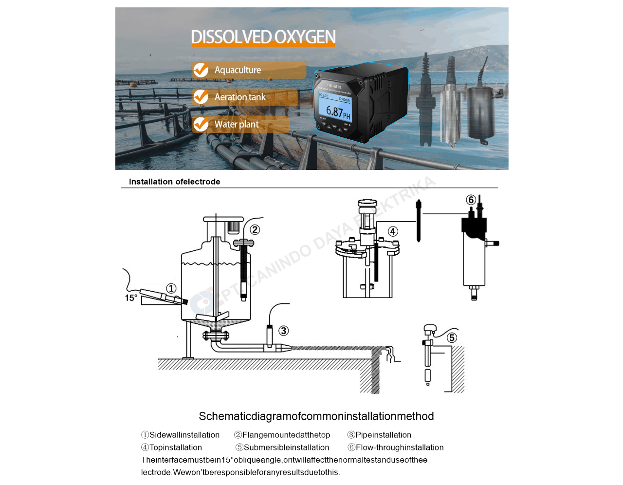 Technical Specification - Renatta DO Sensor